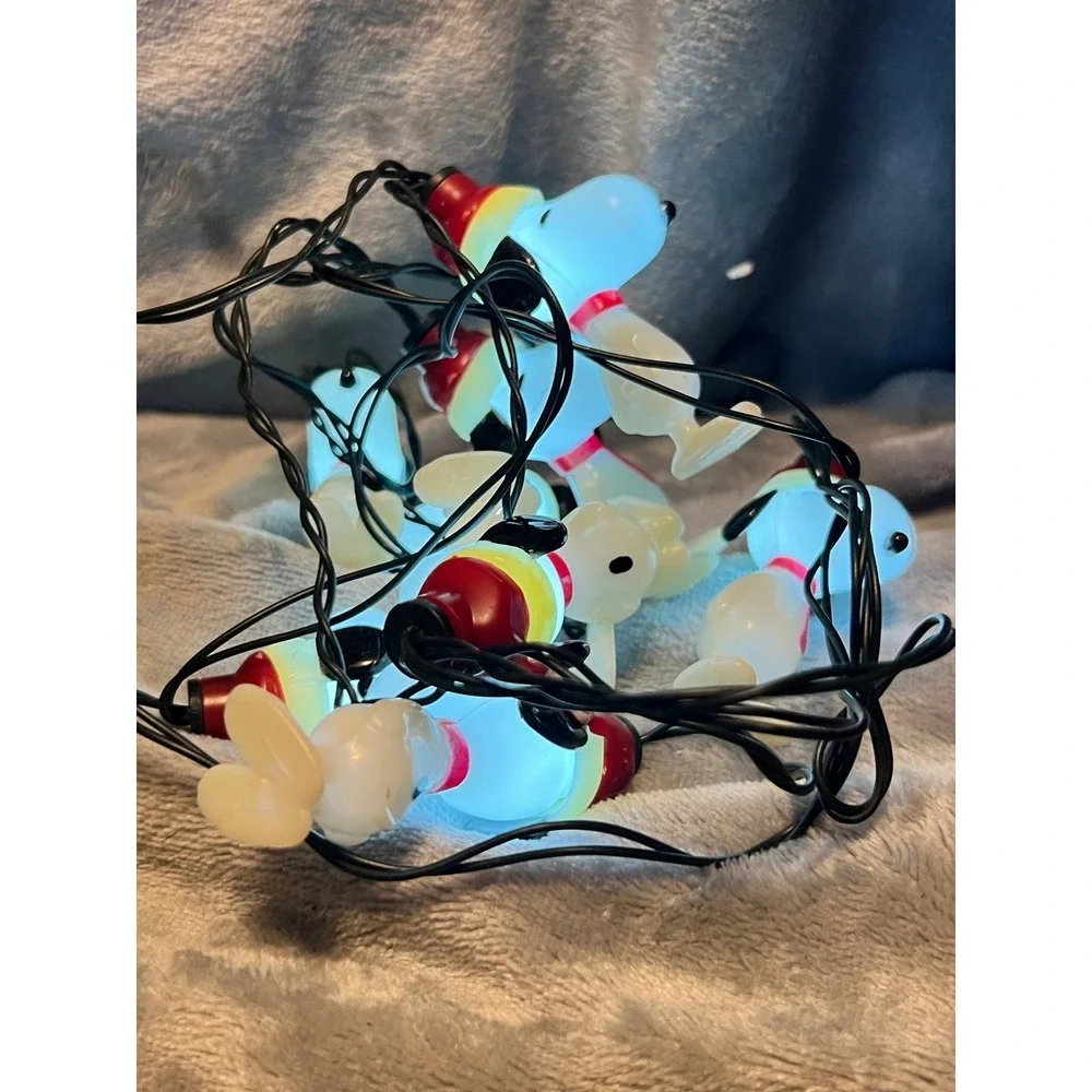 Peanuts Snoopy Pilot Christmas Lights 95